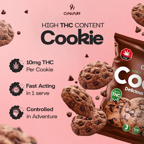 COOKIES THC 225mg - Canapuff - Chocolat