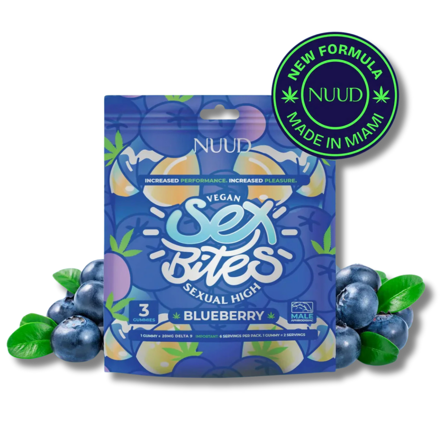 GUMMIES APHRODISIAQUES SEX BITES DELTA9 THC NUUD 60mg