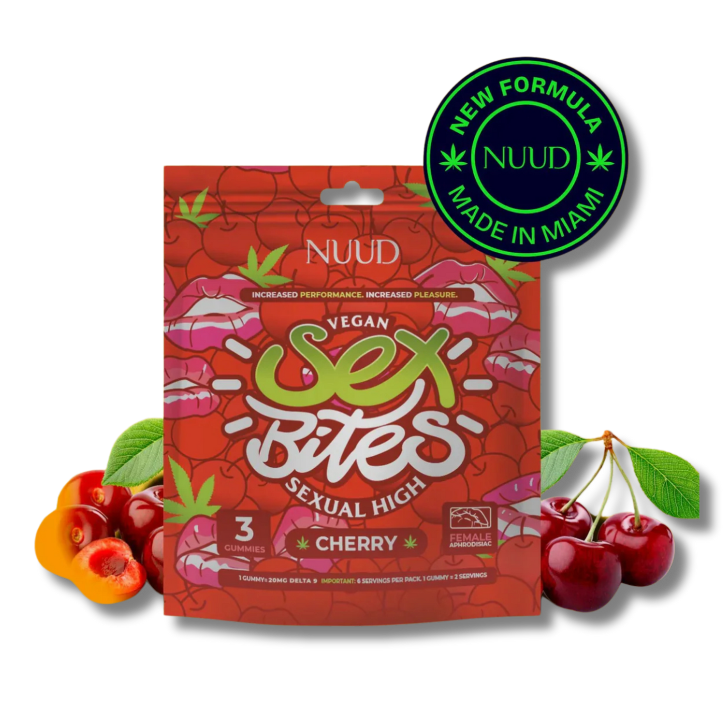 GUMMIES APHRODISIAQUES SEX BITES DELTA9 THC NUUD 60mg