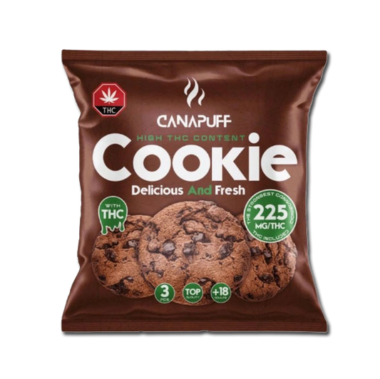 COOKIES THC 225mg - Canapuff - Chocolat