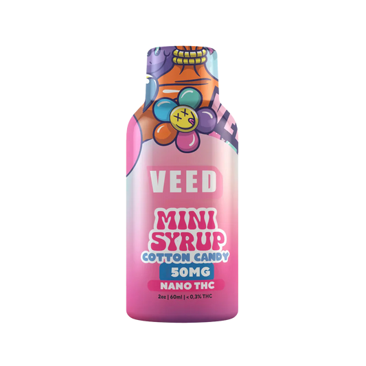 Mini Sirop 50mg concentré de Delta 9 THC - Barbe à Papa