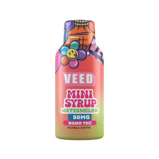 Mini Sirop 50mg concentré de Delta 9 THC - Pastèque