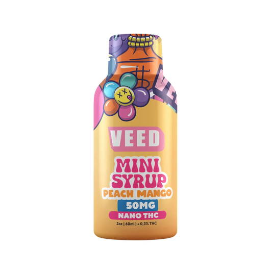 Mini Sirop 50mg concentré de Delta 9 THC - Mangue pèche